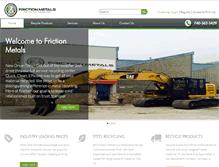 Tablet Screenshot of frictionmetals.com